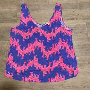 Lilly Pulitzer large giraffe tank size large